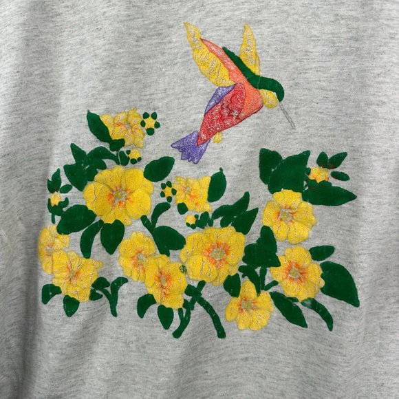 Vintage Screen Stars Best Colorado Grey Men's T-Shirt 90's Floral Men's Size XL - Picture 7 of 9